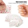 50 Sheets Mixed Flower Butterfly Cartoon Nail Art Water Transfer Sticker Nail DIY Decals (BLE)