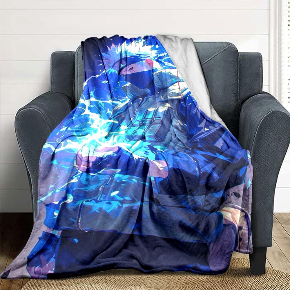 Naruto Blanket Comfortable Great for Bedding Picnics Bed for All Seasons Warmthful Decor Unique Gift for Family and Friends Camping