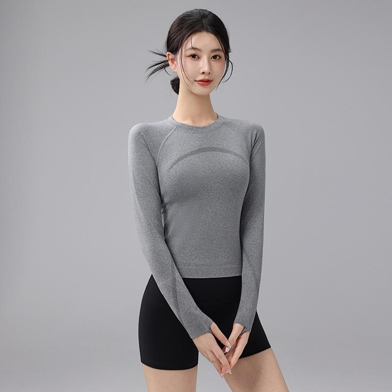 Women s Quick Dry Slim Fit Long Sleeve Running & Yoga T-Shirt Large