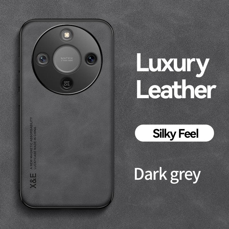 KEYSION Luxus Retro PU Bőr Telefon Tok HONOR X9d 5G-hez Puha Szilikon+PC Ütésálló Telefon Hátlap Huawei Magic 8 Lite-hoz