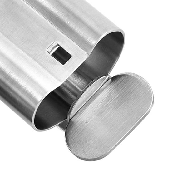 Toothpaste Squeezer Compact Size Reusable Smooth Edge Ultra-Light Corrosion Resistant Stainless-Steel Toothpaste Tube Squeezer Hand Cream Extruder