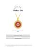 Gold-Plated Rotatable Diamond Rose Compass Pendant Necklace
