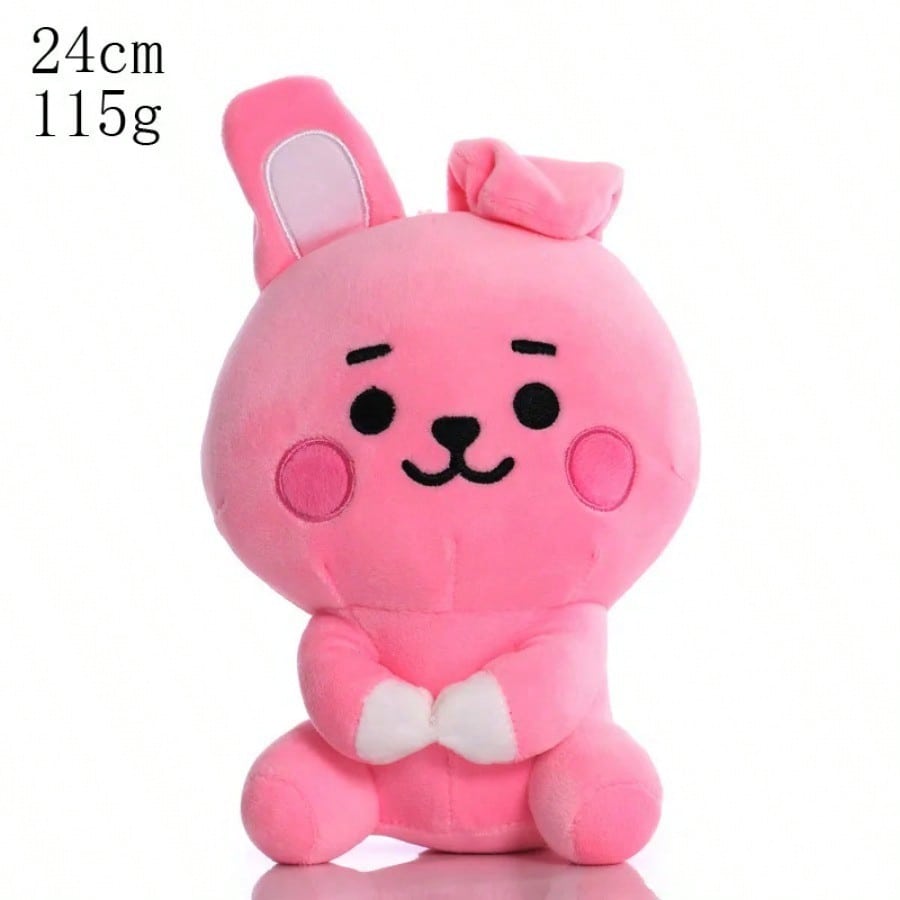 LINE FRIENDS BT21 Kpop Anime 10–24 Cm Jucărie de pluș Desen animat Rucsac: Păpușă drăguță în stil coreean—Perfectă pentru Crăciun și zile de naștere