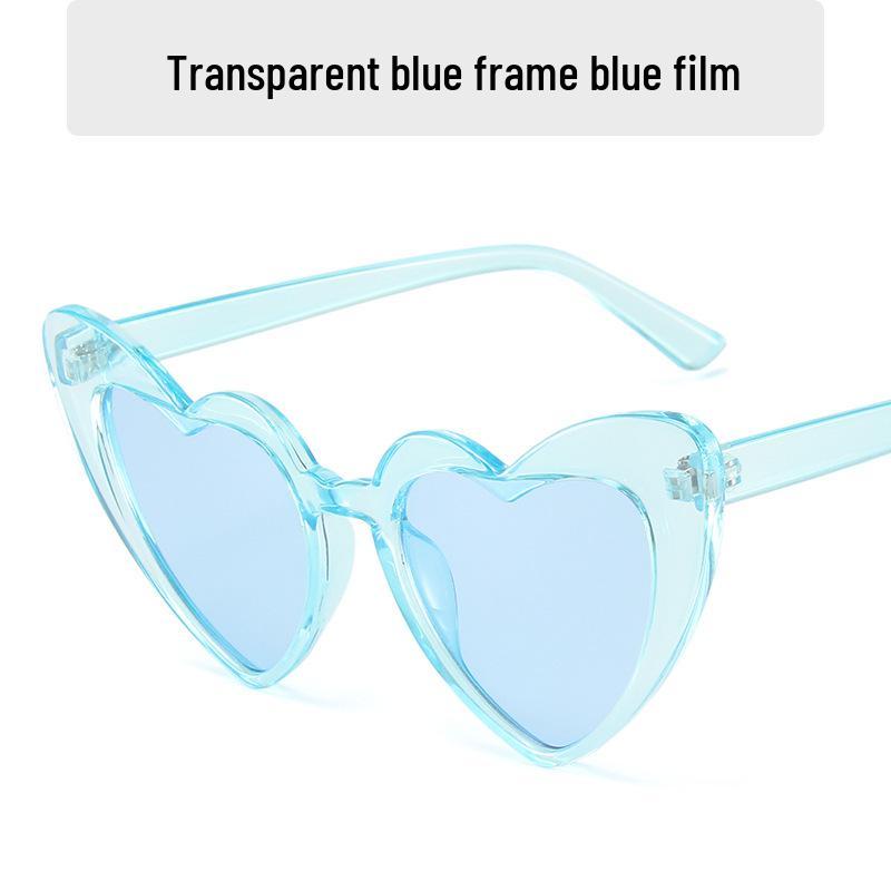 2022 Heart-shaped European & American Style Women's Fashion Slimming Sunglasses