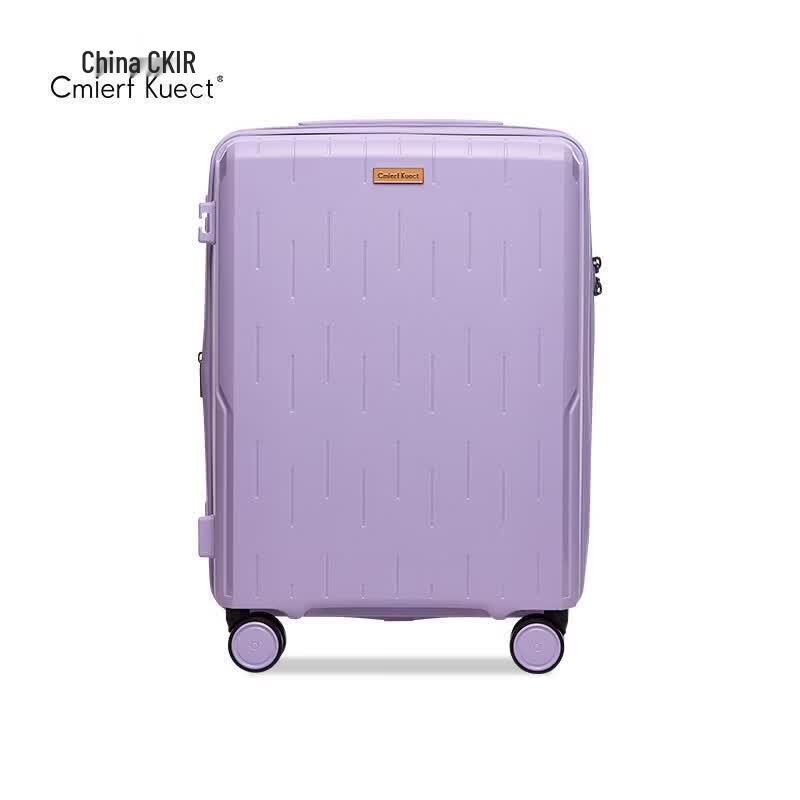 Cmierf Kuect Zipper Hardside Luggage with TSA Lock