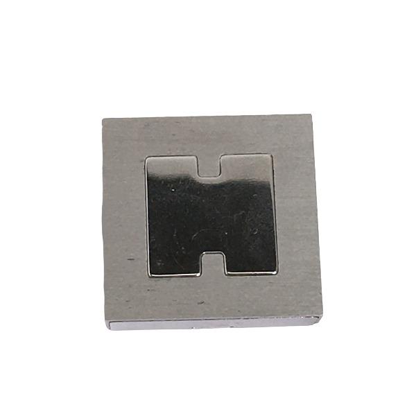 HERMES H logo Photo stand Other miscellaneous goods With Box photo frame Silver Used