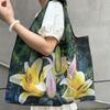 Borsa Tote da Viaggio Pieghevole Ecologica con Cartoni Animati - Borsa da Shopping a Spalla Singola di Grande Capacità per Donne