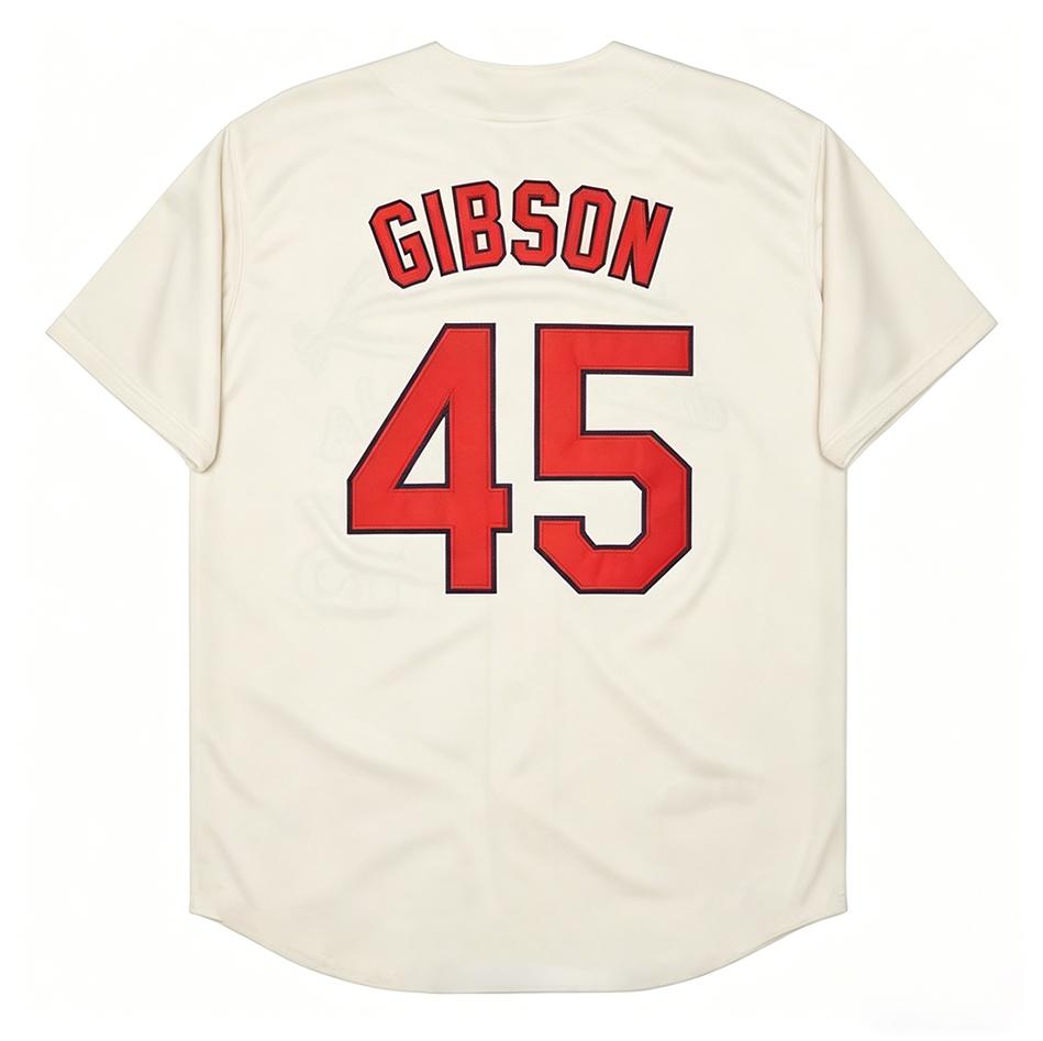 Men's Vintage-Style Stitched Baseball Jerseys 1 Ozzie Smith 6 Stan 9 Roger Maris 20 Lou Brock 45 Bob Gibson S-3XL