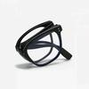 Folding Square Reading Glasses For Men And Women Fashionable And Portable Large Frame Glasses Anti Blue Light Presbyopia Glasses