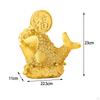 Chinese Fish Statue Collection Gift Feng Shui Ornament Figurine for Desktop Decor