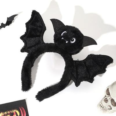 Halloween Party Holiday Photo Show Black Bat Wings Cute Headband Hair Accessories