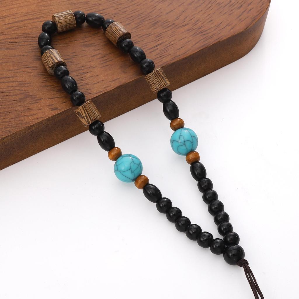 Manico con Corda per Appendere in Perline di Legno con Ali 12-14cm per Fai da Te Gioielli Artigianato Decorazione Accessori
