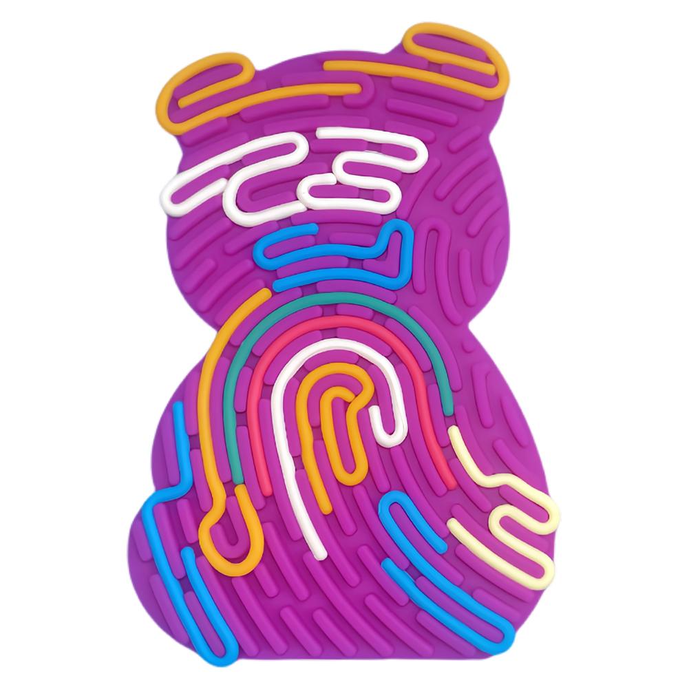 Autism Sensory Products Sensory Activity Board Silicone Sensory STEM Toys Calming Anxiety Relief Stress Toys Sensory Fidget Toys