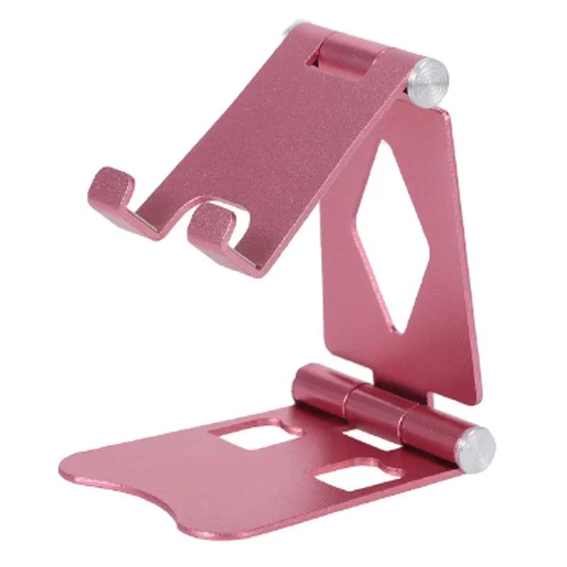 Aluminum Alloy Portable Phone Holder Stand For iPhone 15 14 13 12 Samsung Xiaomi Huawei Android Tablet Stand Desk Phone Trestle