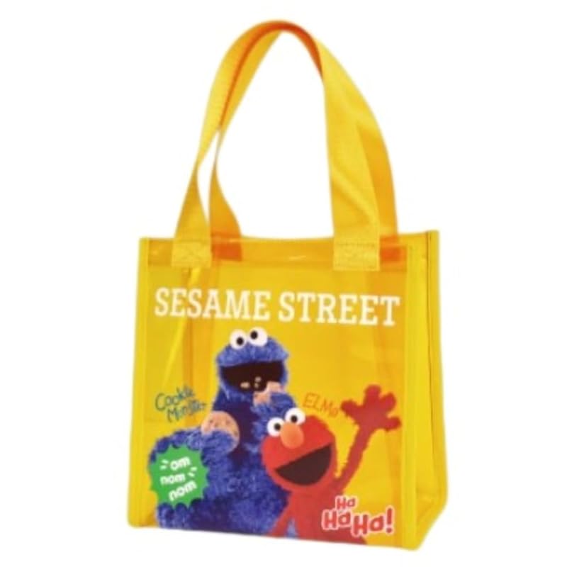 

marimo craft clear mini tote YE sesame street W210×H210×D125mm SST-096