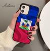 Haiti Haitian Flag Phone Case for iPhone 11 12 13 14 Pro Max mini X XR XS SE 2020 5s 6S 7 8 Plus Samsung Galaxy S21 S22 shell