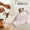 Koffiefilterhouder Opbergruimte Koffiefilterpapier Dispenser Rek met Stofdichte Deksel voor Café