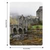 Eilean Donan Castle Throw Blanket Year Round Soft Comfortable Blanket for Home