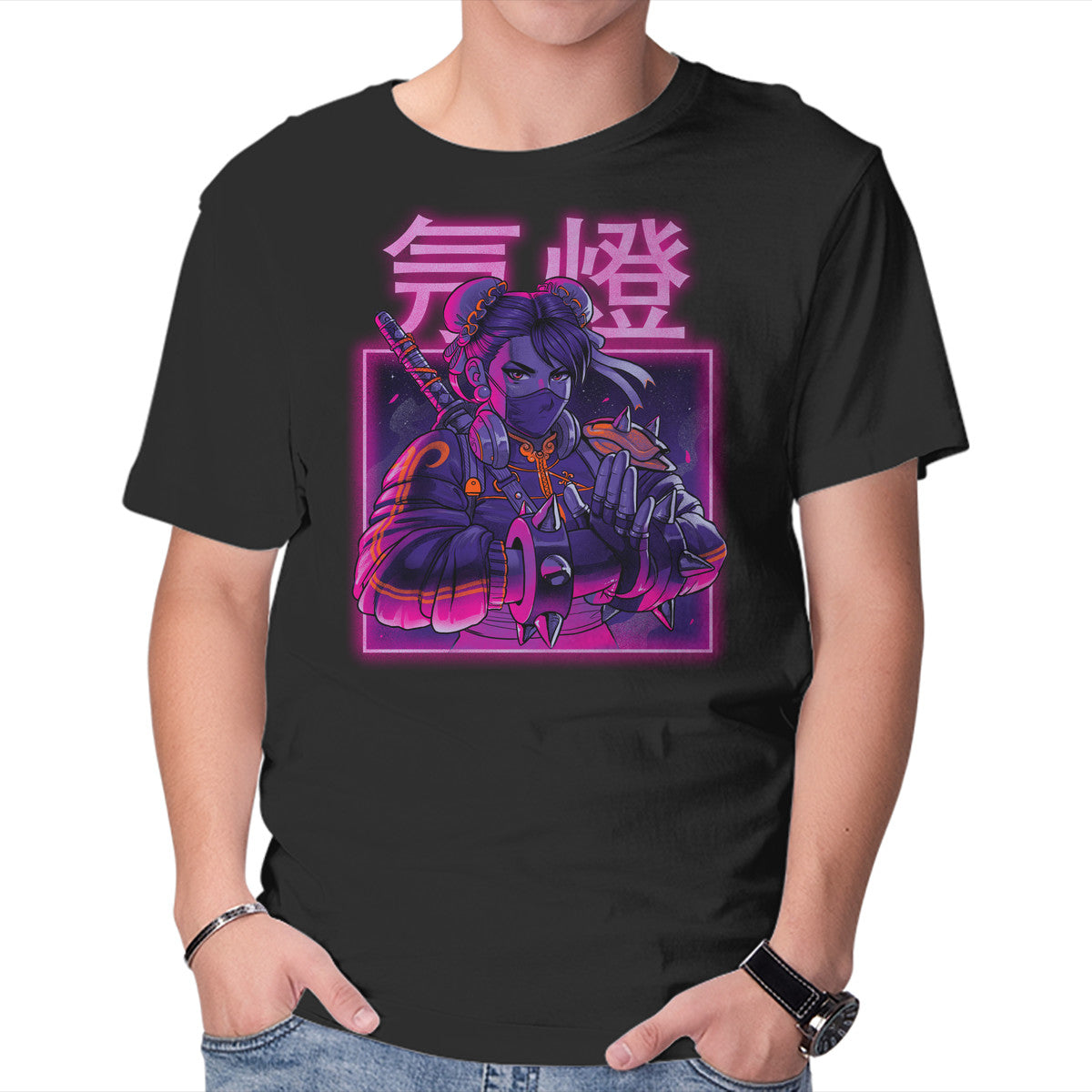 Unisex Crew Neck T-Shirt Neon Spring Graphic Short Sleeve Casual Tee S