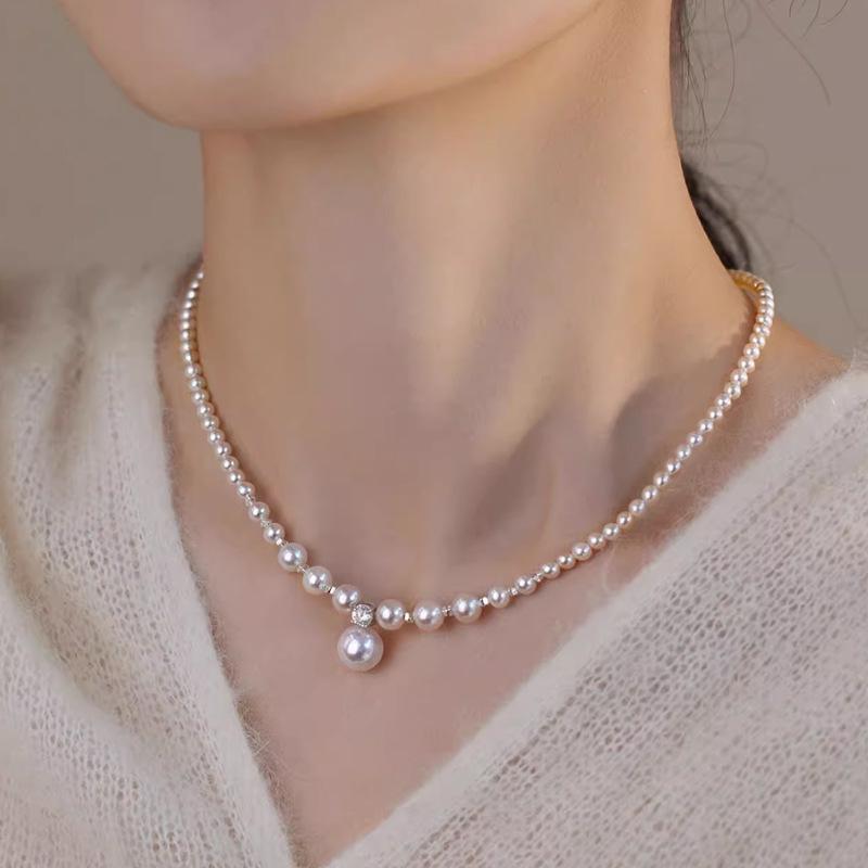 Женское летнее колье на ключицу silver-plated copper