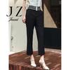 JUZUI Women's Classic Slim-Fit Straight-Leg Pants