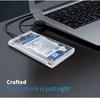2.5" SATA to USB 3.0 HDD Enclosure with Plastic Case Supports SSD & HDD 4TB MAX Capacity External Storage for Windows/Mac