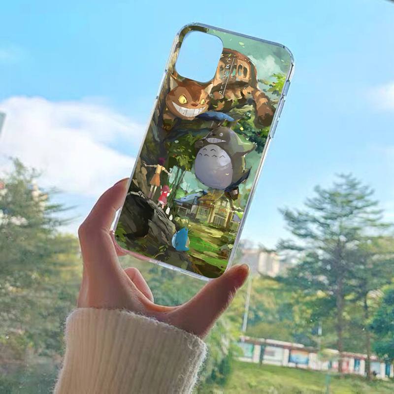 

YNDFCNB милый чехол для телефона с изображением Тоторо для iPhone XR X XS Max 14 13 Pro Max 11 12 Mini 6 7 8 plus SE 2020, чехол с принтом iphone SE 2020