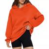 Oversized Hooded Sweatshirt Women Loose Fit Long Sleeve Casual Style Plus Size S-5XL