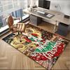 Christmas anime Princess Office Rug Chair Mat, Game Carpet, Suitable for Front Door, Bedroom, Living Room, Desk, Holiday Gift