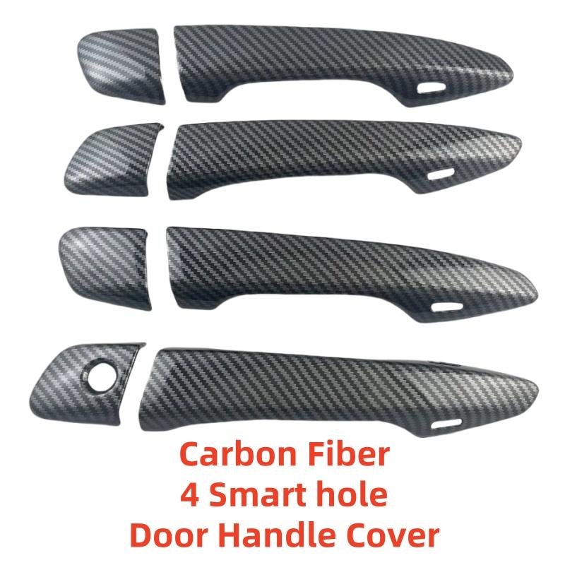 For LEXUS RX270 RX350 RX450H 2009 2010 2012 2013 2014 2015  Door Handle Cover Trim Plastic Black Carbon Car Accessories
