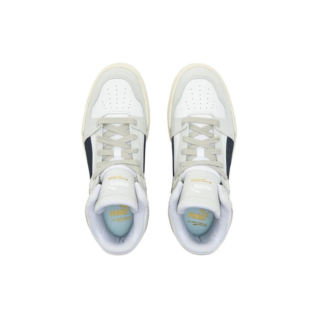 Puma Slipstream Invdr Mid Lux Comfortable Casual High-Top Sneakers Unisex Sneakers Off-White Gray 388641-02
