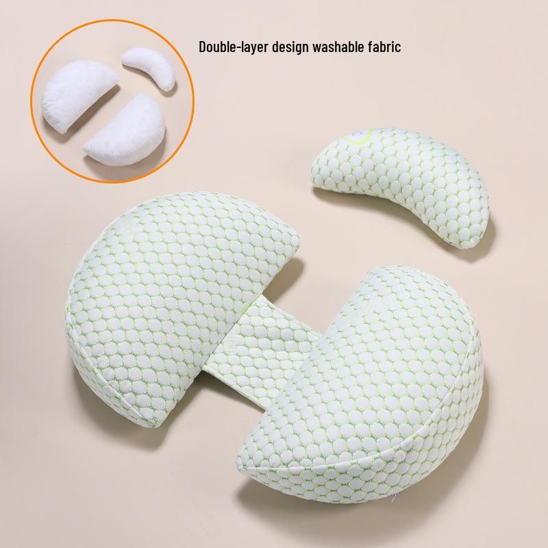U-Shaped Pregnancy Pillow: Lumbar & Belly Support for Side Sleepers, Antibacterial & Postpartum-Friendly