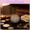 Vintage Brass Coin With Silver Plating For Coin Collecting And Historical Memorabilia