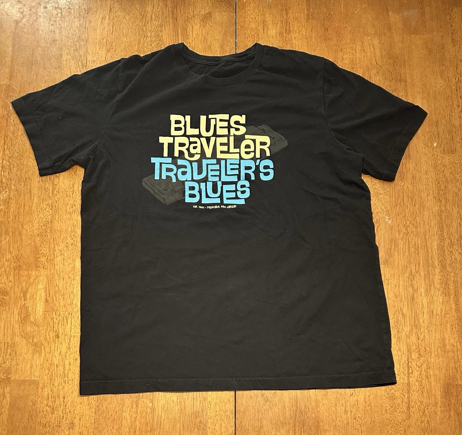 Blues Traveler Traveler’s Blues Tour T Shirt Large 2021 L