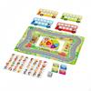 56 Pieces BusThemed Board Game Family with Play Mat Educational for Preschoolers, Young
