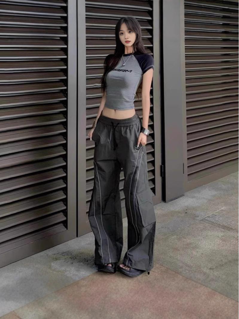 

Men s Retro Color Block Stripe Flare Track Pants 2XL