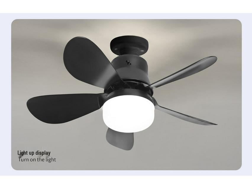 Dimmable LED Ceiling Fan Light - Adjustable Speed E27 Screw for Kids' Room