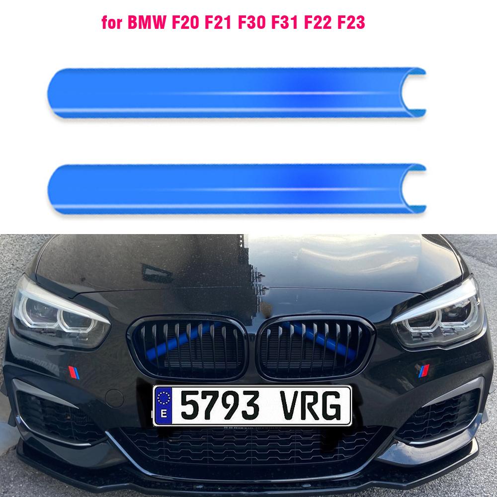Kidney Replacement Front Grill for BMW F20 F21 2015- 118i 120i 125i M140i M Performance Gloss Black Grills