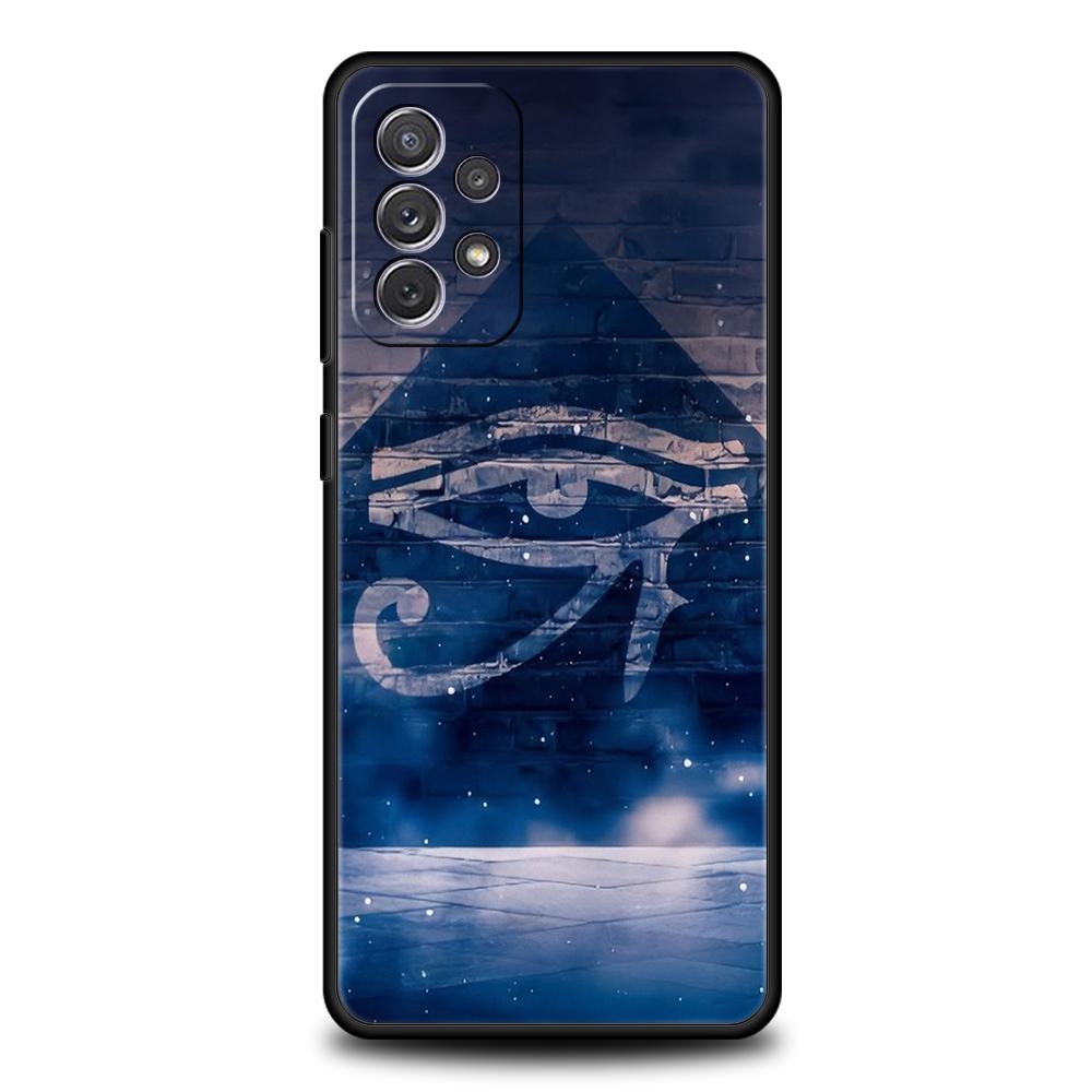 

Священный Глаз Гора Египет Фреска Чехол для Телефона для Samsung Galaxy A14 A54 A34 A51 A71 A72 A73 A32 A52 A52S A11 A21S A31 A41 Оболочка Samsung A22