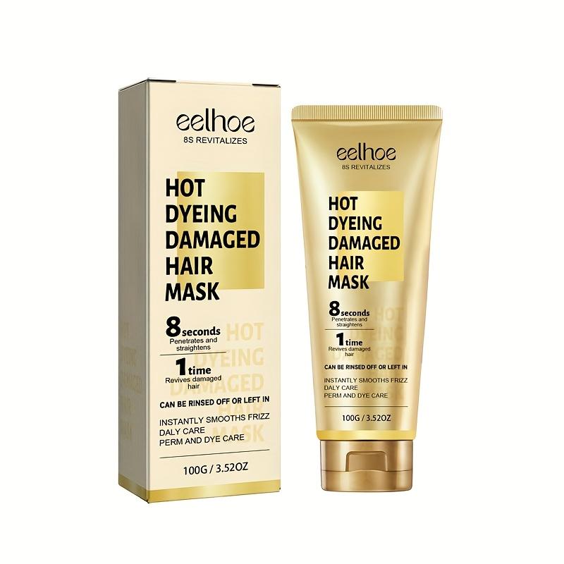 Keratin Intensive Feuchtigkeitsspendende Haarmaske – Macht das Haar weich und geschmeidig, Dauerwellen und Färben von geschädigtem, trockenem und krausem Haar – Professionelle Haarpflegecreme
