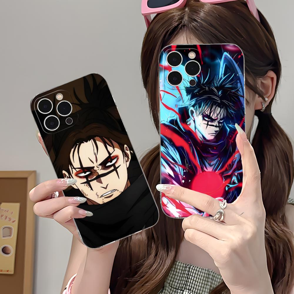 Jujutsu Kaisen Choso Mobile Phone Case for iPhone 16 15 14 13 12 11 X XR XS 8 6 Pro Max Plus Mini Clear Colour Protective Luxury