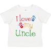 Inktastic I Love My Uncle Childs Toddler T-Shirt Niece Nephew From Kids Child