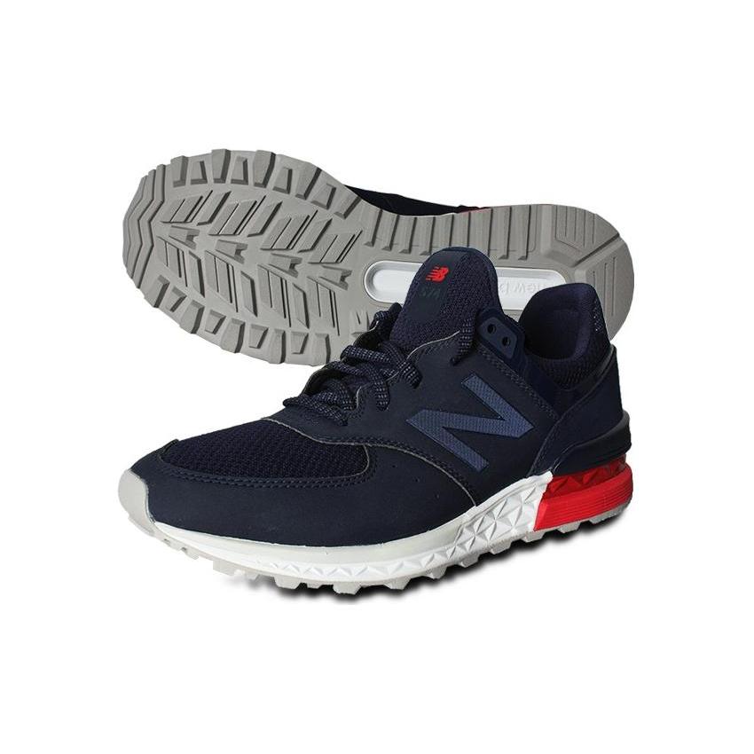 New New Balance 574 Sport Navy Red White