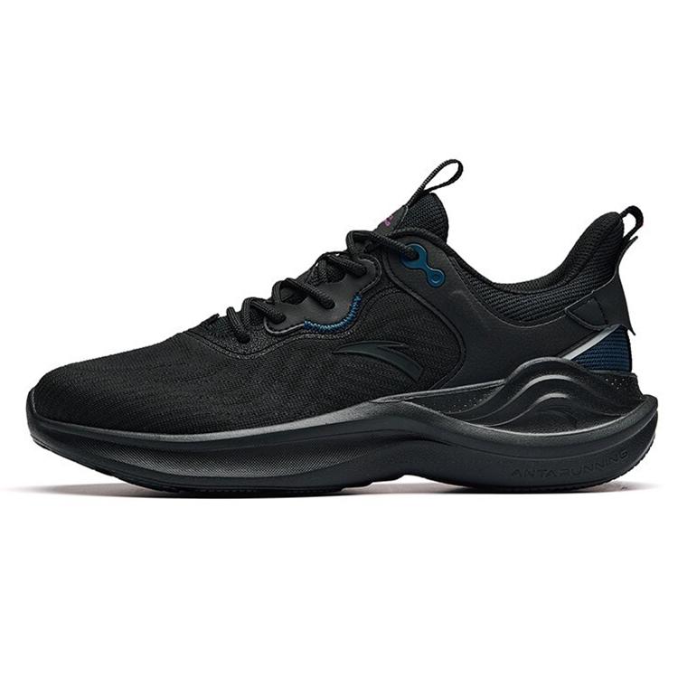 Anta Ling Yun 3 Lightweight Low Top Running Shoes Men's Black Blue Comfortable 912235540-5