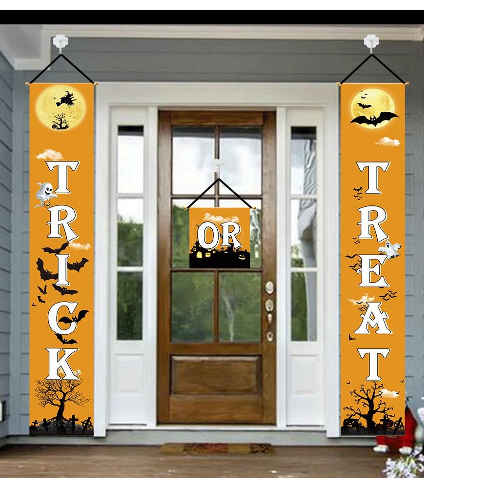 Halloween Decorative Banner With Festive Fabric And Spooky Design Perfect For Parties