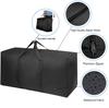 1pc Oxford Cloth Large Storage Bag with Reinforced Handles and Double Zipper,Portable 80*48*25cm Home Storage Bags