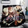 1PC Noragami Stray God Print Flannel Blanket, High quality Comfortable for All Seasons, Home Decor, Warmth and Comfort, Perfect for Christmas Gifts 98