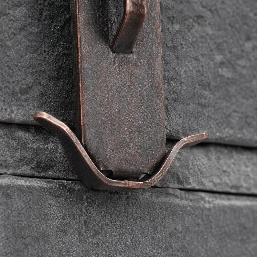 4pcs Sliding Design Brick Hanger Clip Metal Construction Brick Wall Hanger Outdoor Use