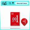 Q Point Men's Long-Lasting Delay Condoms with Hyaluronic Acid and Large Particles