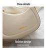 2025 Korean Retro Solid Color Crossbody Handbag - Women's Fashion Square Bag